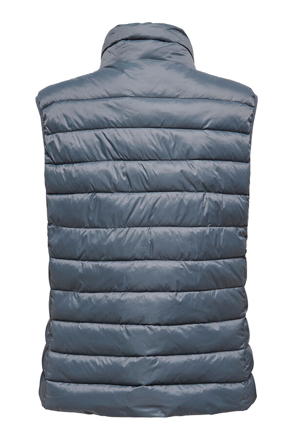 Only Play Chaleco plumas ligero gris