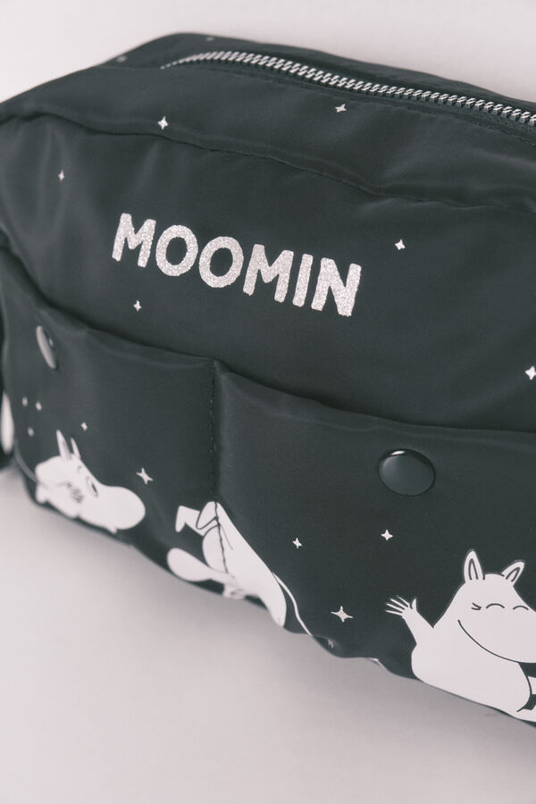 Women'secret Crni najlonski srednji neseser Moomin Crna