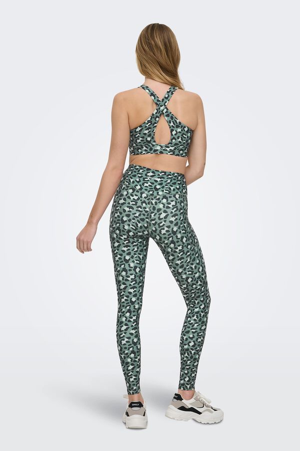Only Play High intensity cross back sports bra verde