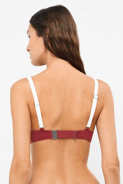 Gisela Top bikini bicolor con aros integrados