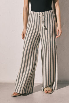 Women'secret Duge pantalone sa prugastom strukturom