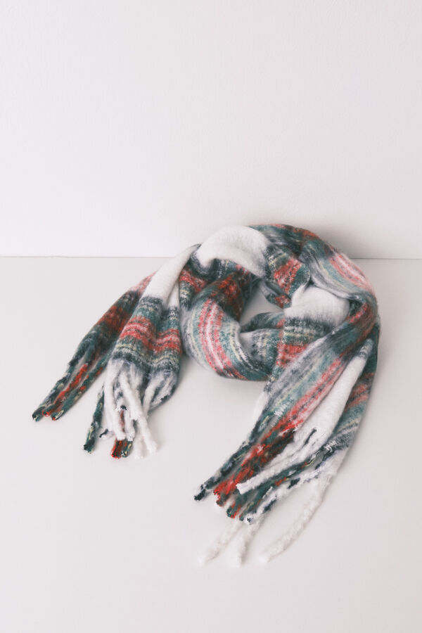 Women'secret Karirani moher šal Print