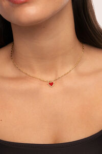 Singularu Collar Amour Baño Oro