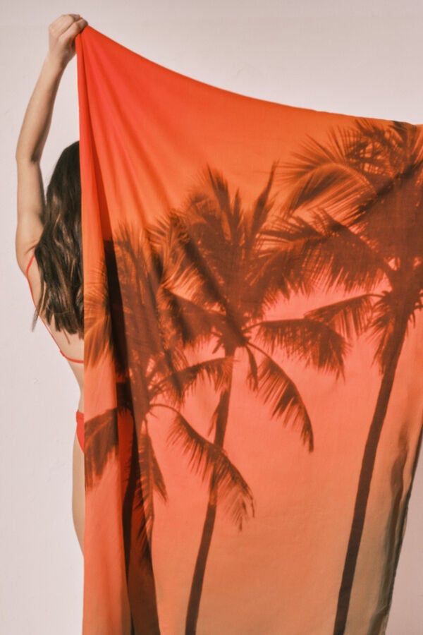 Women'secret Pe&scaron;kir-marama za plažu sa ombre printom Print