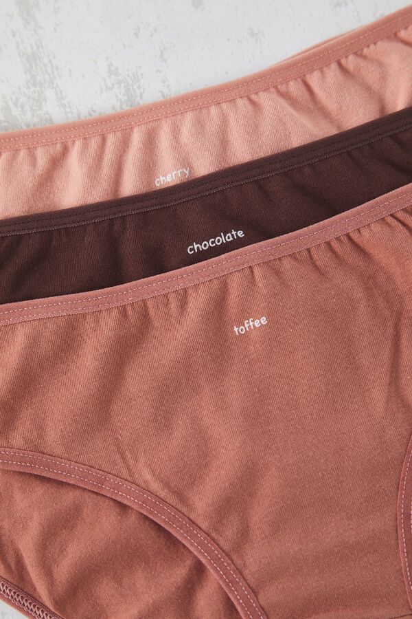Trendyol Pack de 3 bragas cl&aacute;sicas estampado