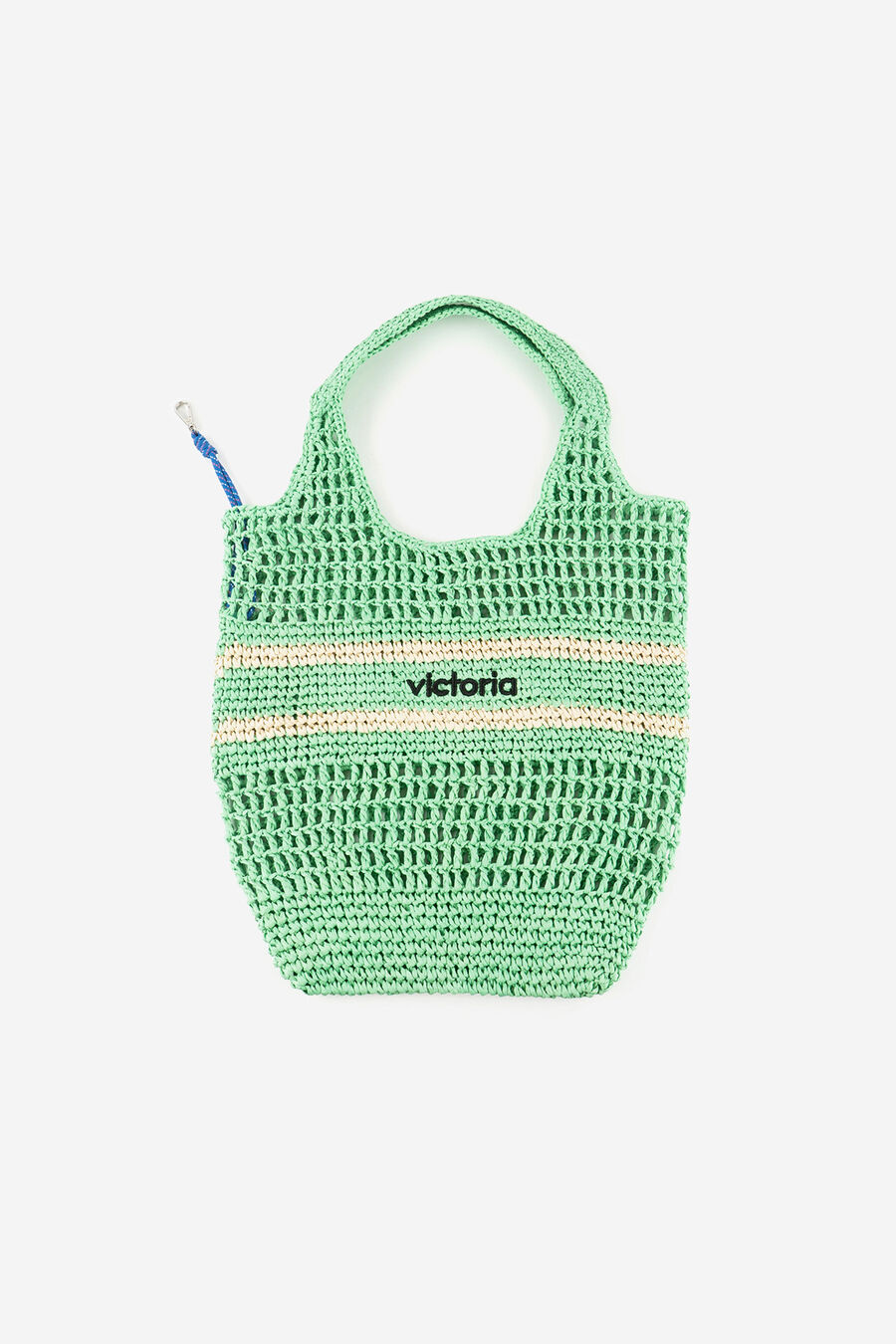 Bolso tote tejido fibra natural