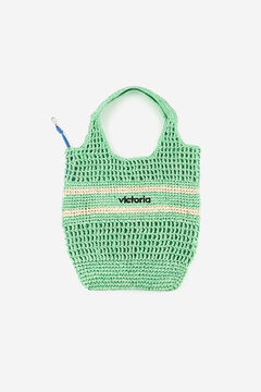 Victoria Bolso tote tejido fibra natural