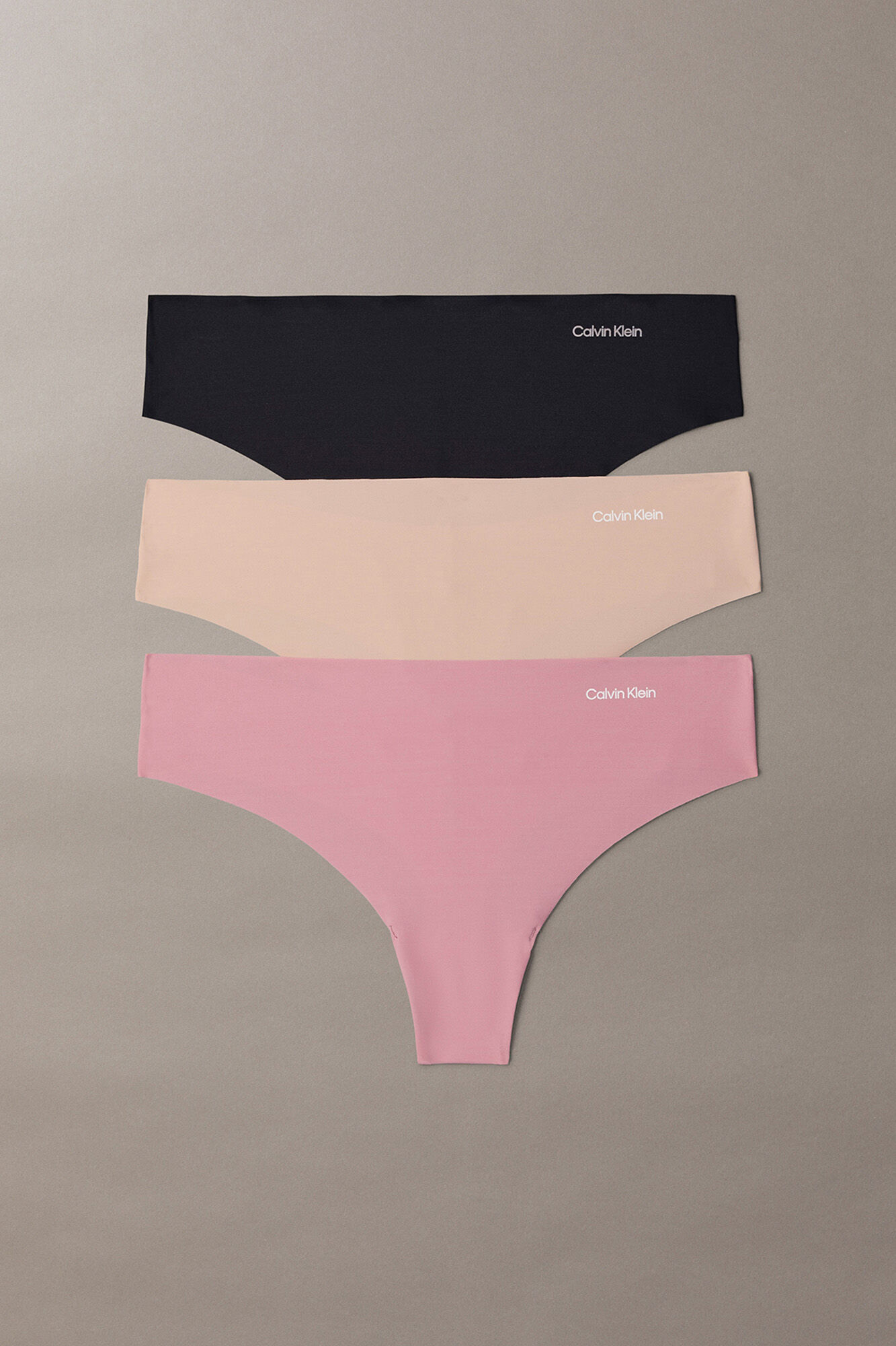 Calvin Klein Pack de 3 tangas em microfibra com logo
