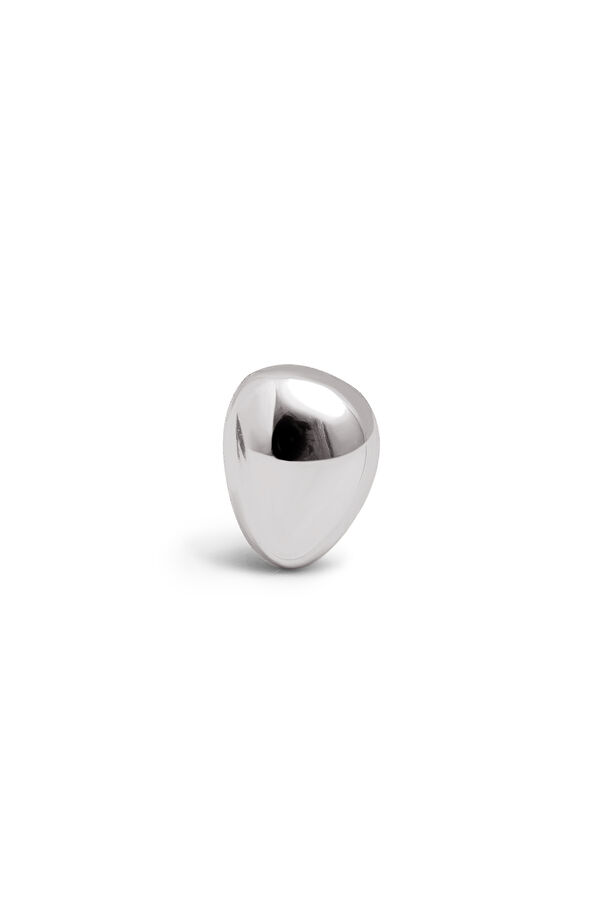 Singularu Pebble Silver Loose Earring grey