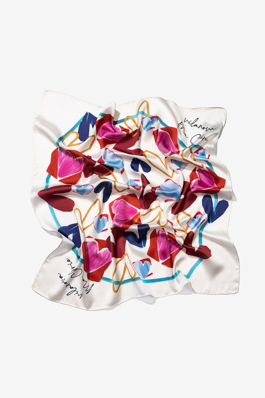Bandana floral colorida