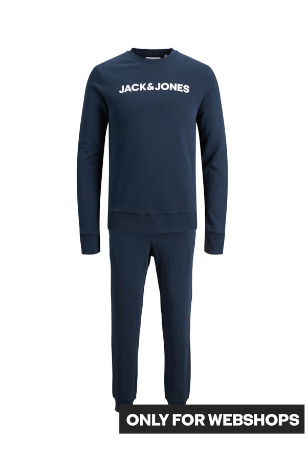 Jack & Jones Conjunto t-shirt e cal&ccedil;as  azul