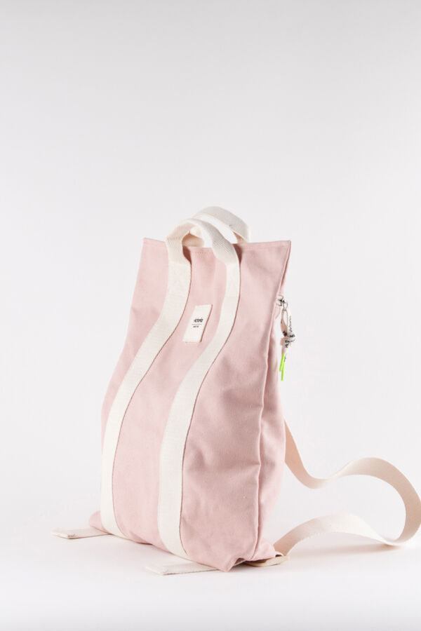 Victoria Mochila lona eco rosa