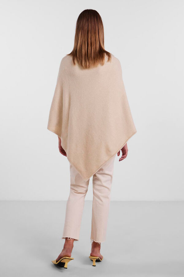 Pieces Basic poncho  gris