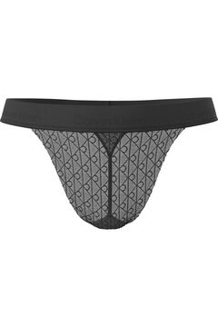 Calvin Klein Cueca fio tanga de microfibra