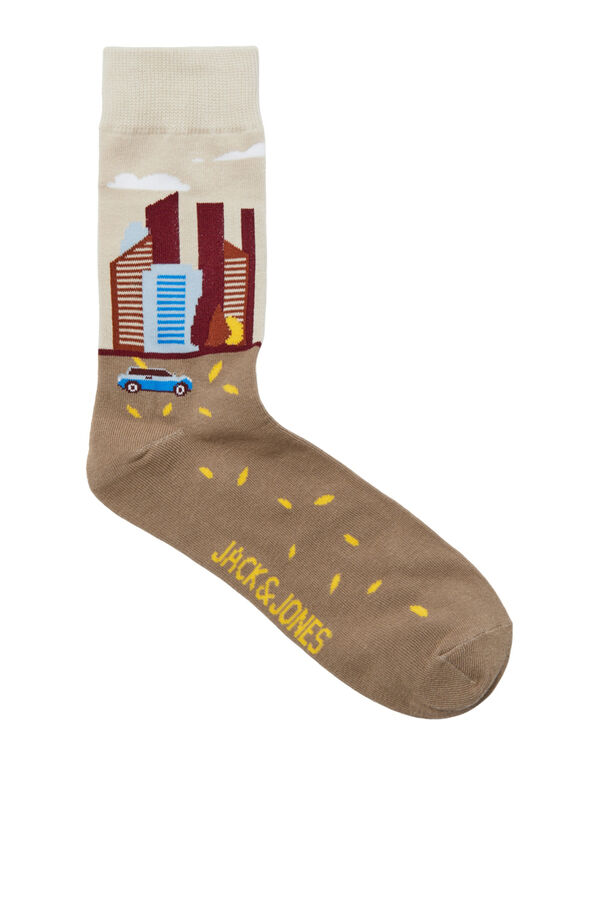 Jack & Jones Landscape socks 3 grey