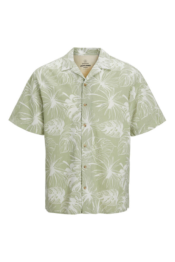Jack & Jones Camisa estampado floral verde