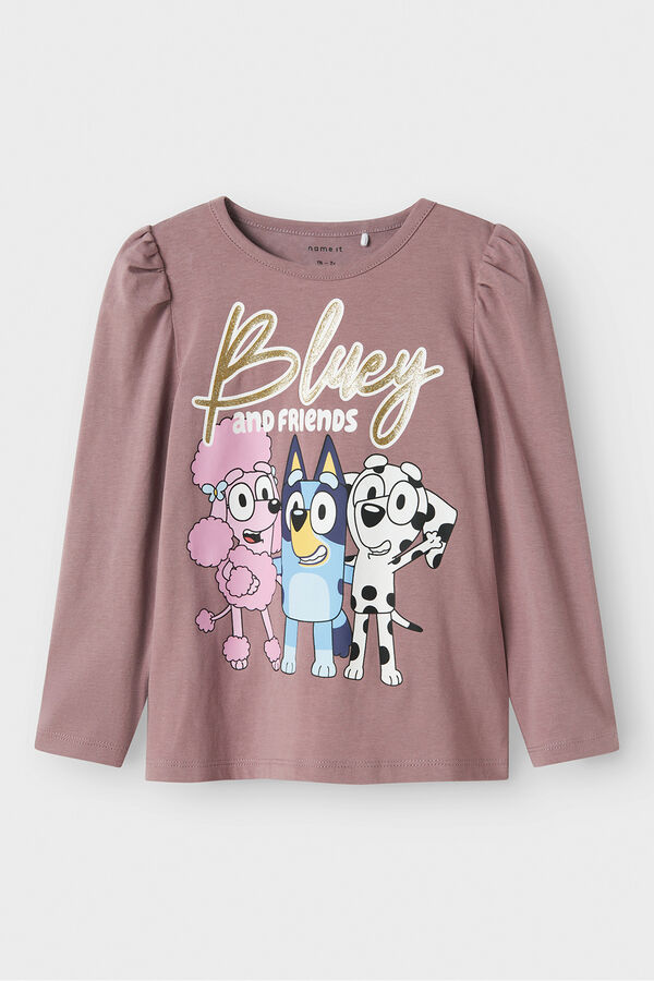 Name it Bluey girl's T-shirt Ljubičasta