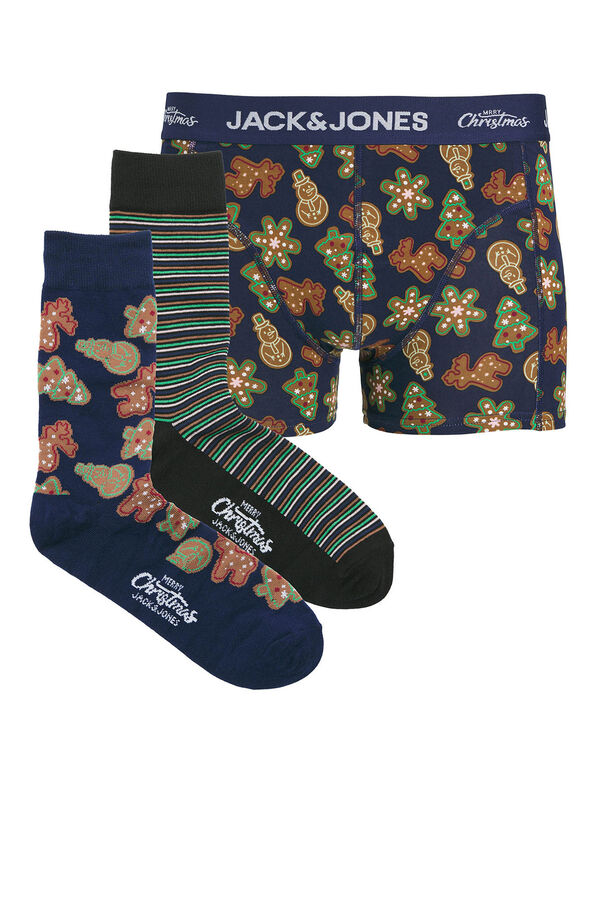 Jack & Jones Pack de calcetines y calzoncillos azul