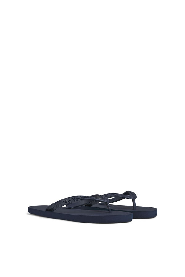 Jack & Jones Chanclas tipo flip-flop logo azul