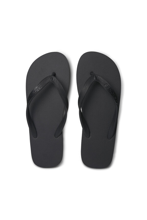 Jack & Jones Chanclas tipo flip-flop logo negro