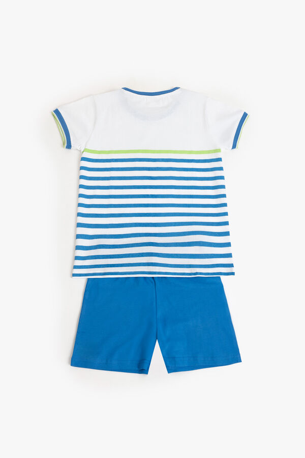 Admas Pijama corto tennislub Snoopy azul
