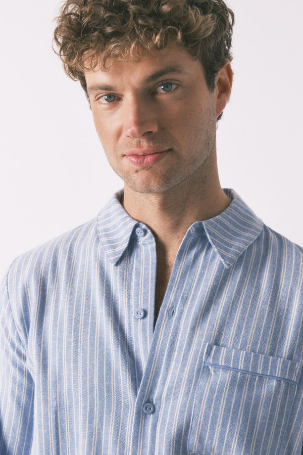 Women'secret Muška pidžamana pruge od 100% pamuka Print