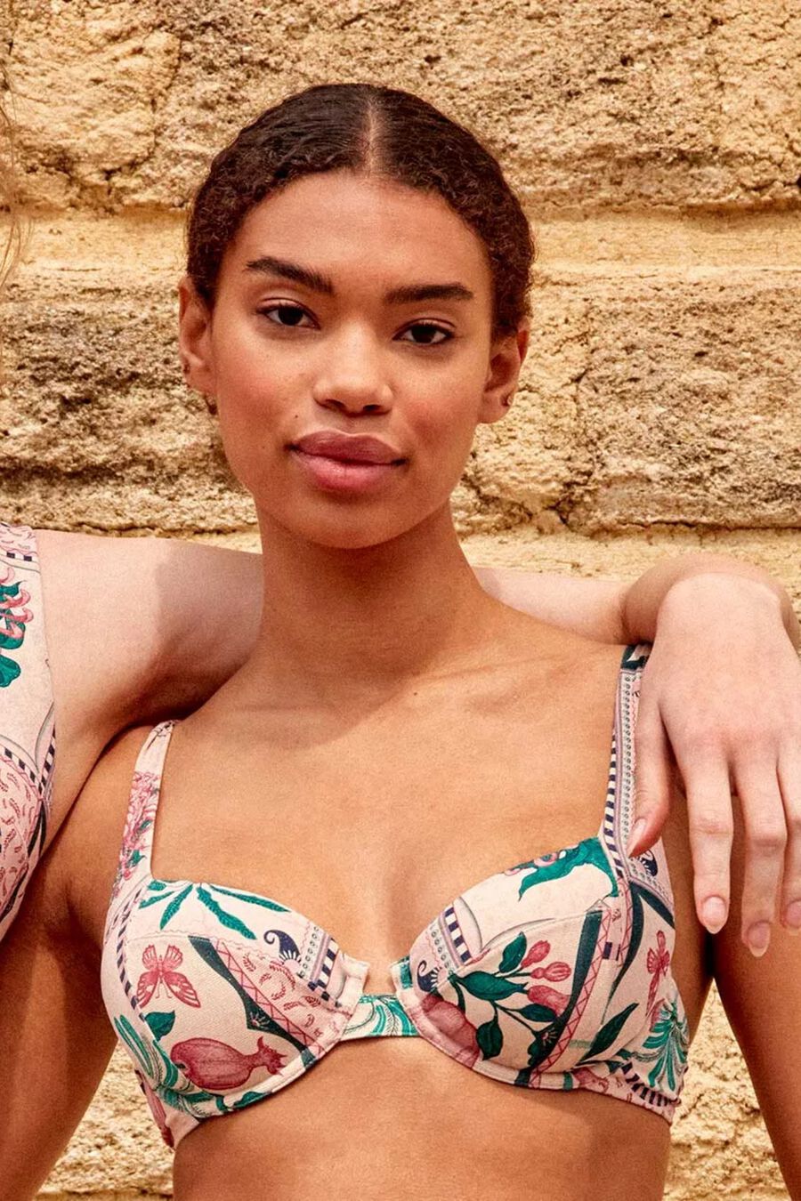 Top bikini balconette estampado