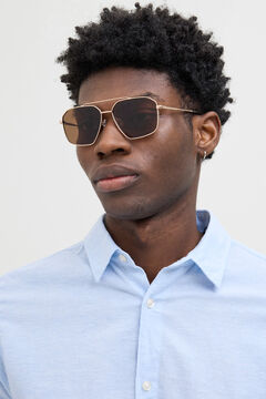 Jack & Jones Gafas de sol lente caf&eacute; marr&oacute;n