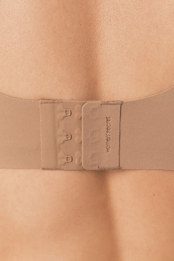 Women'secret Crni mikrofiber grudnjak iz snova Braon