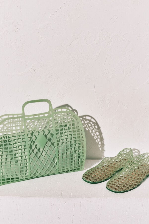 Women'secret Zelena srednja jelly mrežasta ta&scaron;na Zelena