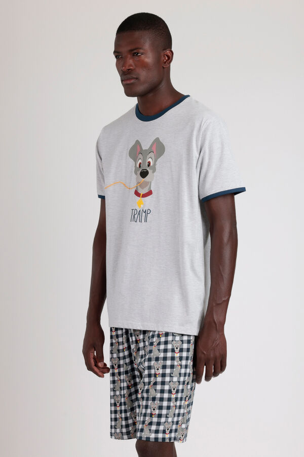 Admas Pijama corto La Dama y el Vagabundo Disney azul