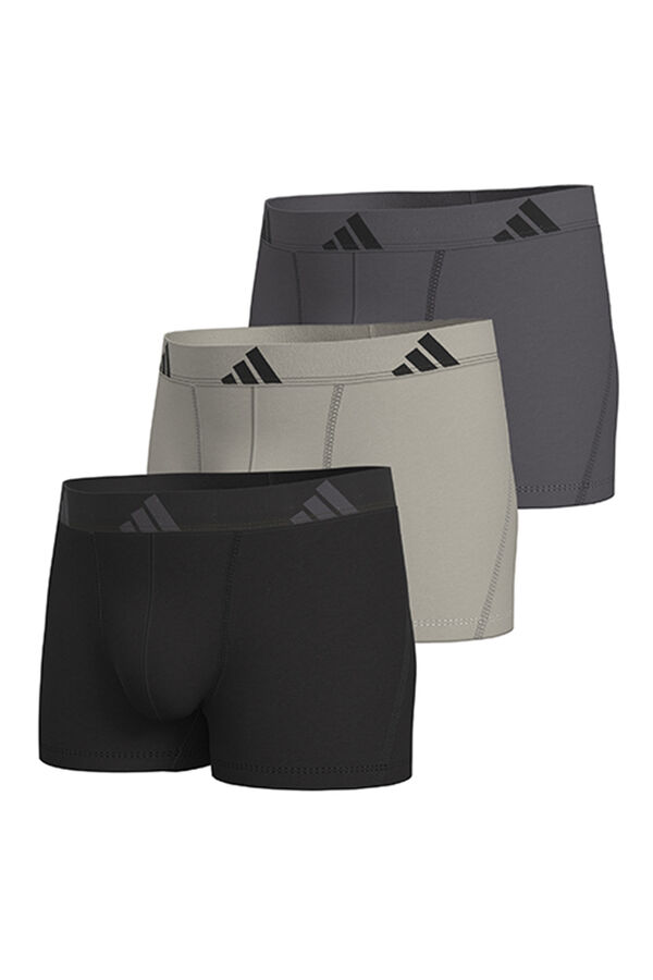 Adidas Pack of 3 Active Flex cotton boxers  grey