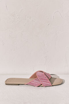 Women'secret Roze sandale od rafije