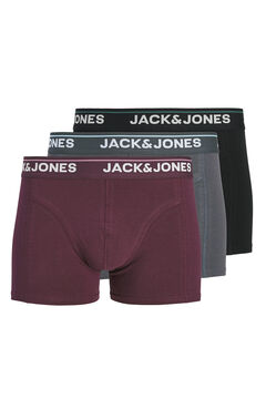 Jack & Jones Pack 3 boxer combinados com logo