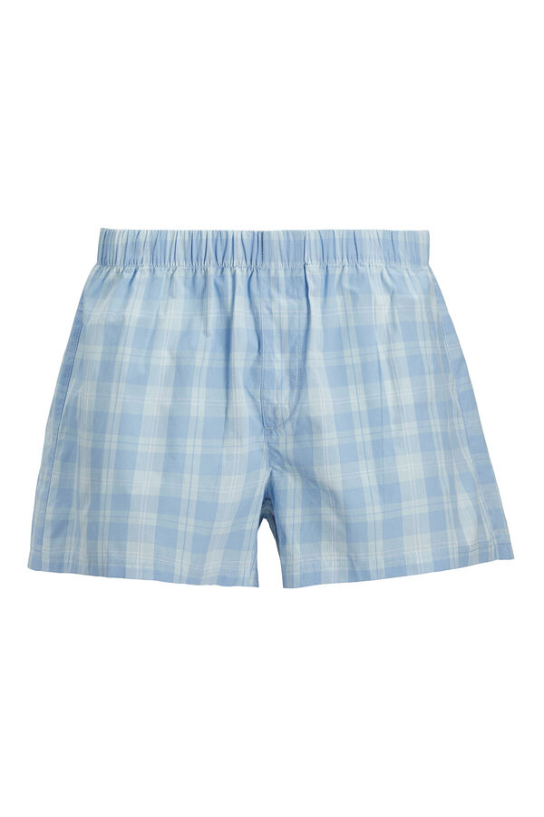 Jack & Jones Pacote Boxer Popelina Combinado 3 azul
