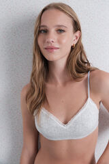 HI&BYE Sivi bes&scaron;avni poentel grudnjak  Siva