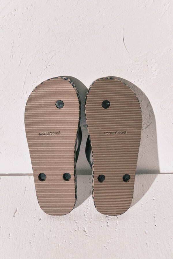 Women'secret &Scaron;iroke papuče sa životinjskim printom Print