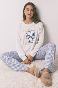 Women'secret Pijama comprido algodão Snoopy