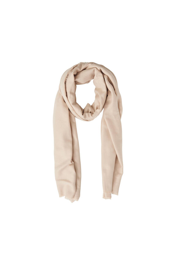Womensecret Long scarf in recycled polyester marron