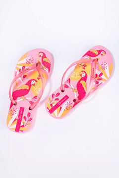 Ipanema Chanclas infantiles print loros tropical
