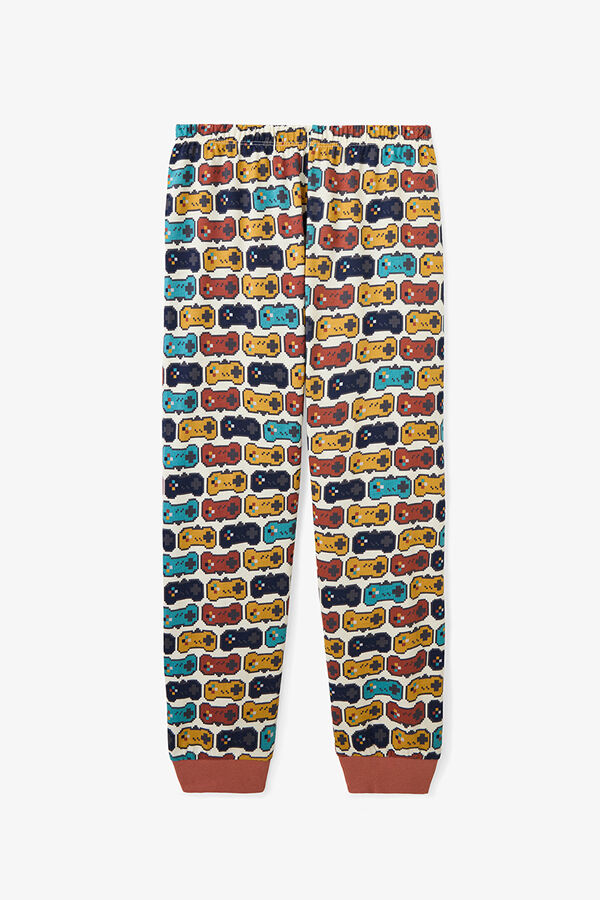 Penti Boys Gaming Printed Long Sleeve 2-Piece Pajama Set printed