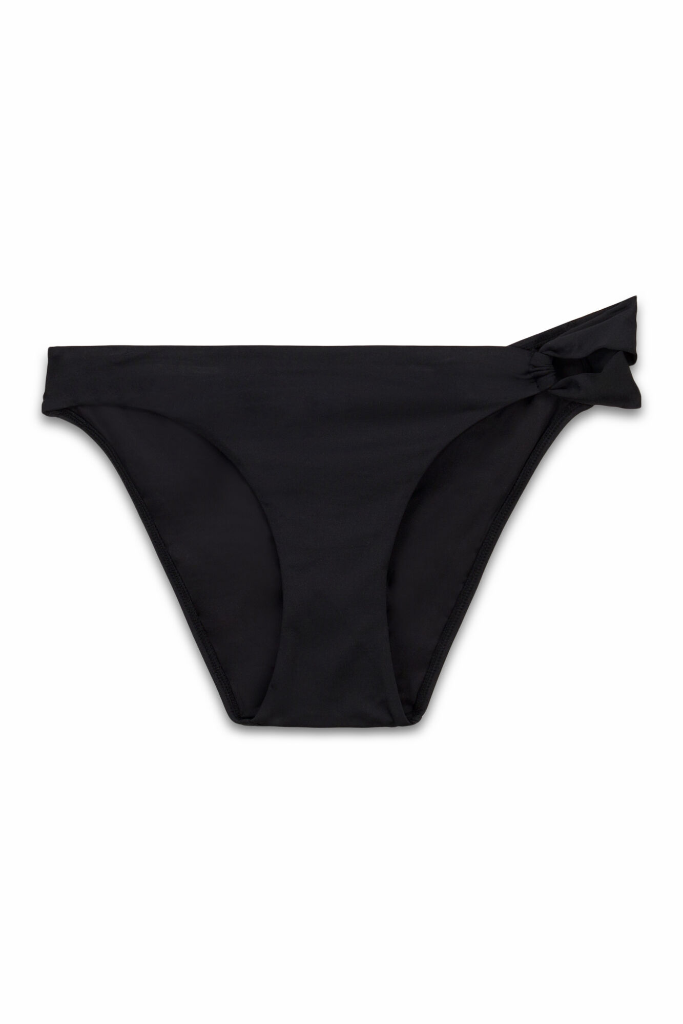 Women'secret Crni klasični donji deo bikinija sa bočnim uvijanjem