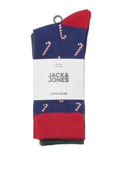 Jack & Jones Meias em algod&atilde;o Natal