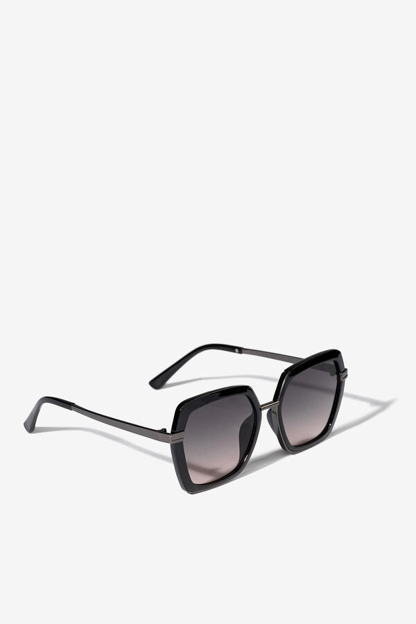 Womensecret Square sunglasses Crna