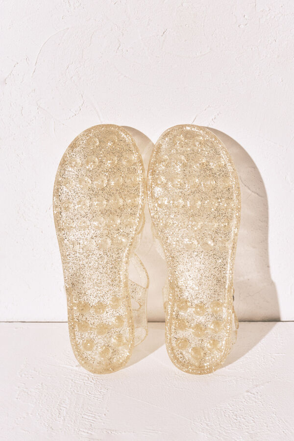 Women'secret Zlatne sandale jelly Kaki