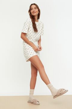 Trendyol Pijama de manga corta de algod&oacute;n