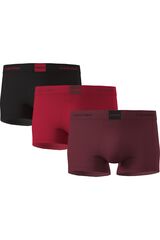 Calvin Klein Pack de 3 boxers cortos rojo