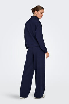 Only Play Sudadera zip cuello alto