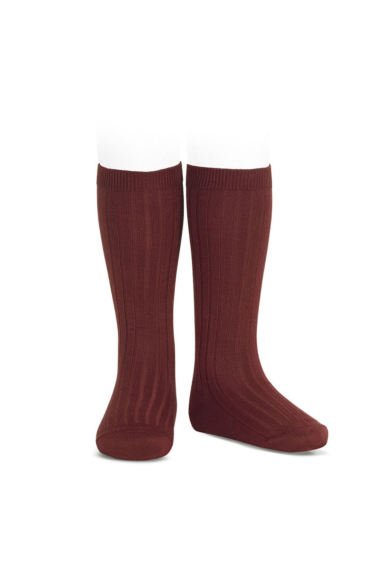 Condor Meias altas b&aacute;sicas caneladas