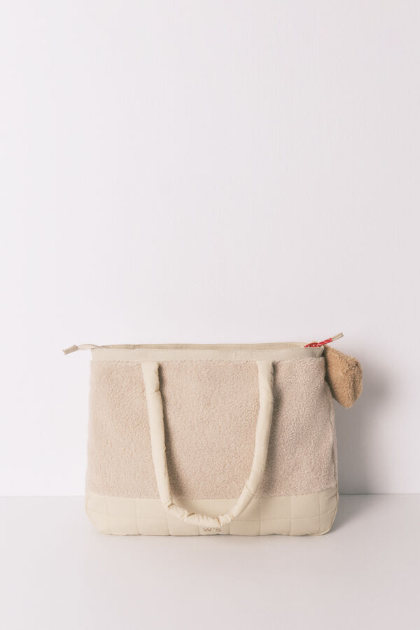 Women'secret Velika bež štepano tašna sa Snupijem Bež